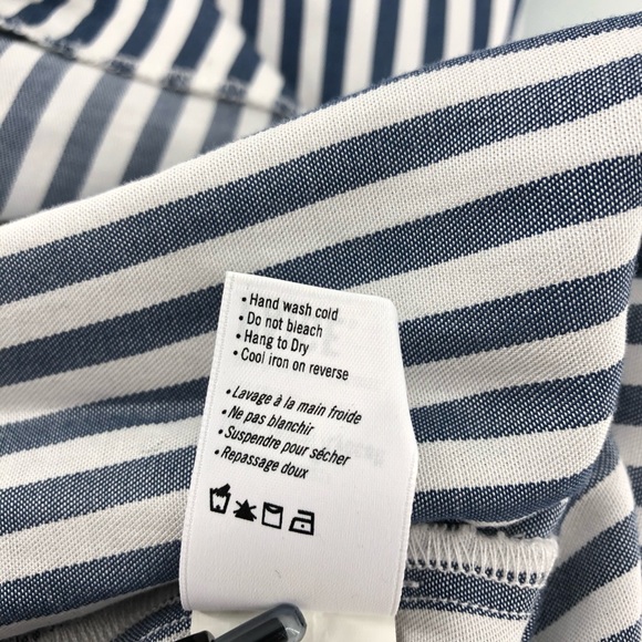 PAIGE Blue White Striped Emma Pant Suit Jump Suit - Picture 10 of 10